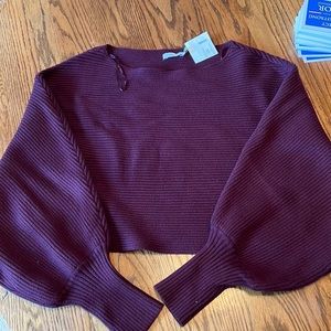 Lush cropped sweater